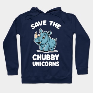 Save The Chubby Unicorns - Rhino Hoodie